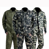 mens outdoor training camouflage uniform wear resistant anti scalding work clothes jacket pants suit labor insurance clothing