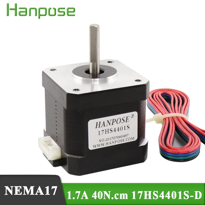 4 проводной шаговый двигатель Nema17 для 3D принтера 42 мотора Nema 17 мотор 42bygh 1 7a 65 унций