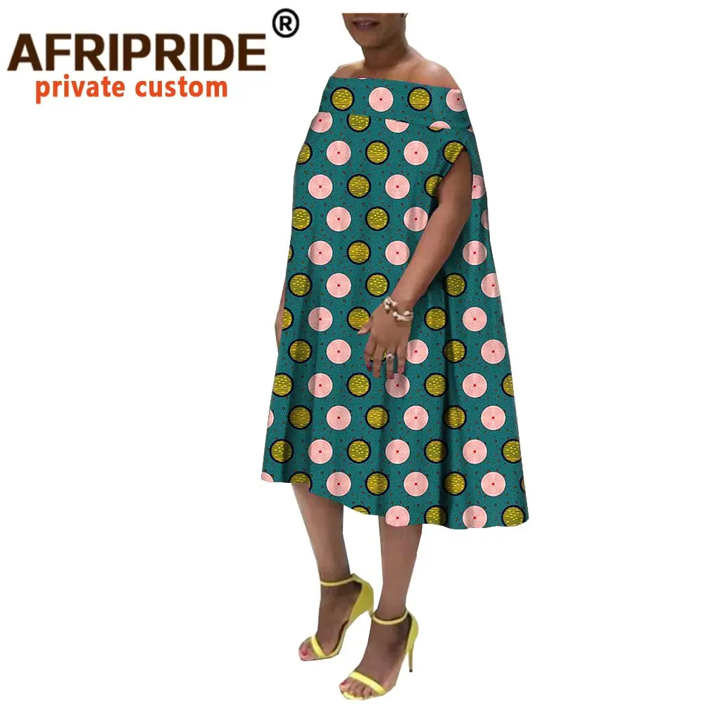 Африканское Дашики весеннее Повседневное платье для женщин AFRIPRIDE bazin richi длиной