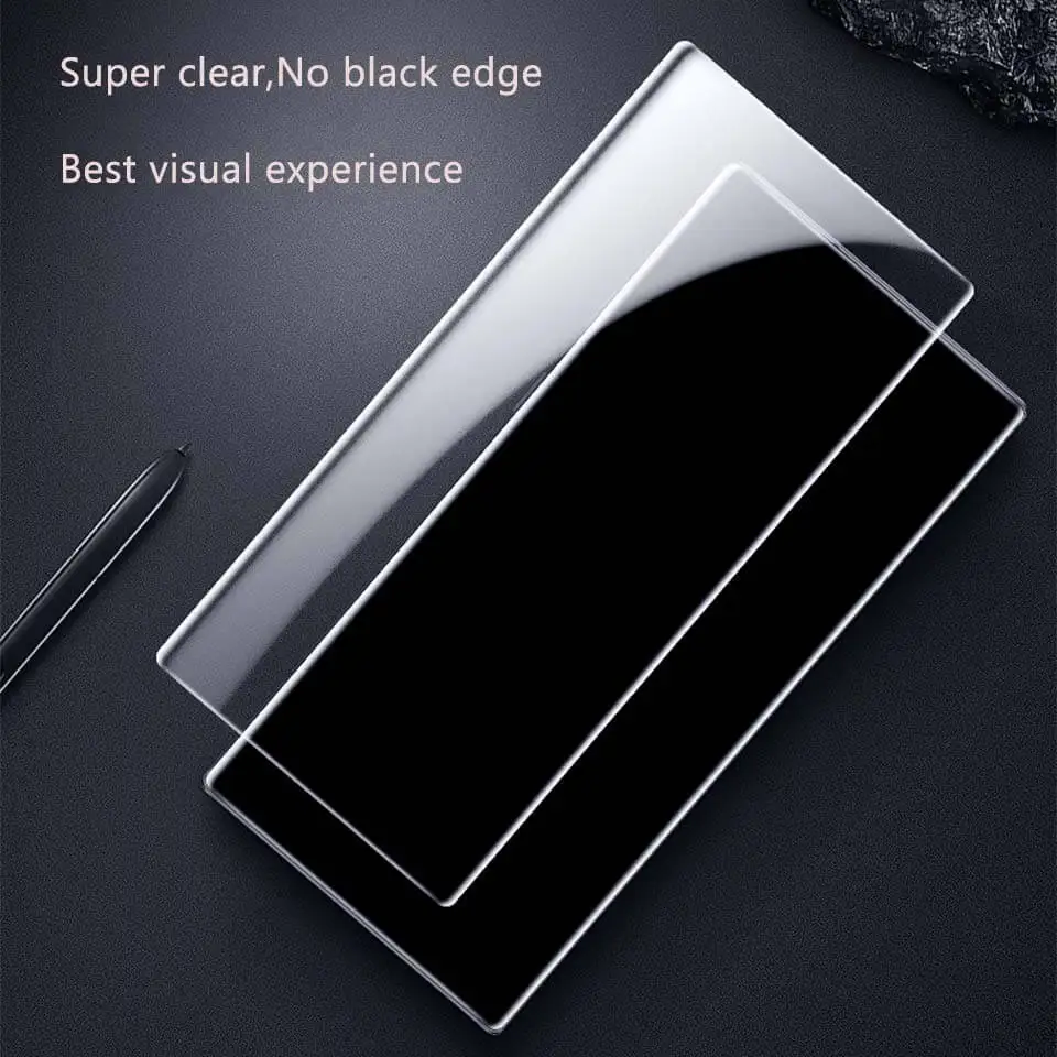 Для samsung Galaxy Note 10 Plus защита экрана УФ нано оптика изогнутое стекло Полный Клей покрытый край для Galaxy Note 10 10 Plus