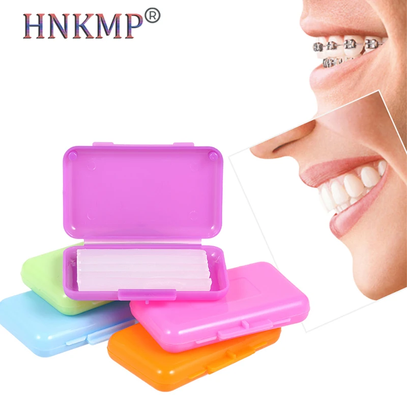 

HNKMP 10 Packs Dental Orthodontics Ortho Wax Mint Mix Scent For Braces Bracket Gum IrritationTeeth Whitening Oral Hygiene Tool