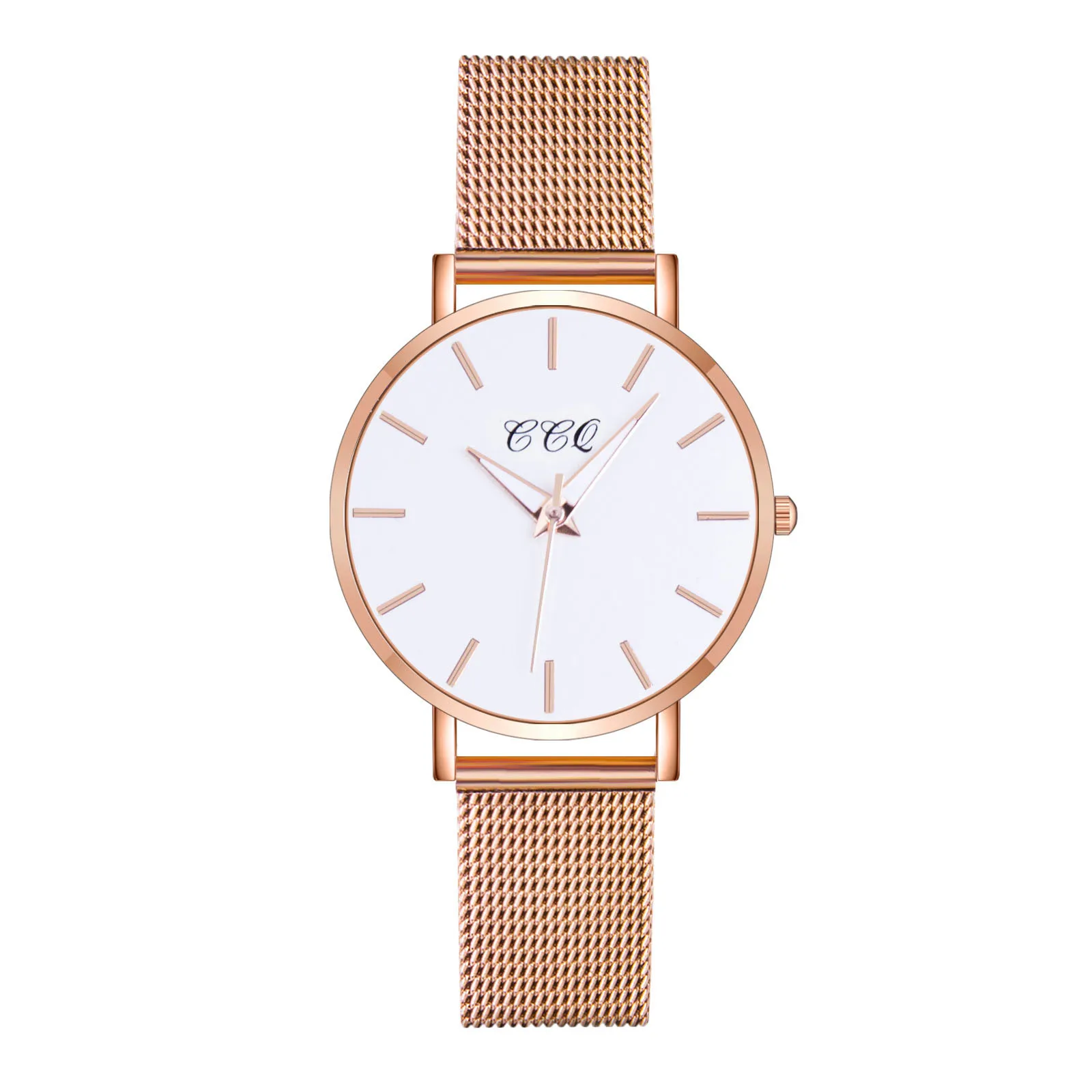 

CCQ Fashion Popular Ladies Casual Quartz Watch Stainless Steel Strap Watch montre femme relojes para mujer