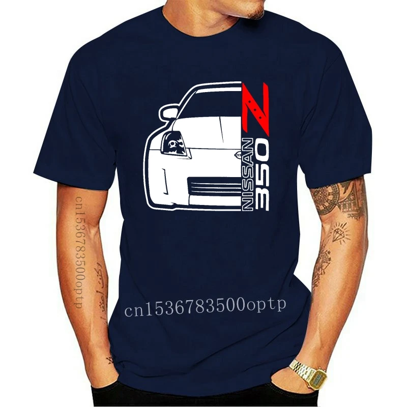 

Дизайнерская Классическая футболка для фанатов японского автомобиля 350Z, лето 2021, Мужская хлопковая футболка с 3D принтом