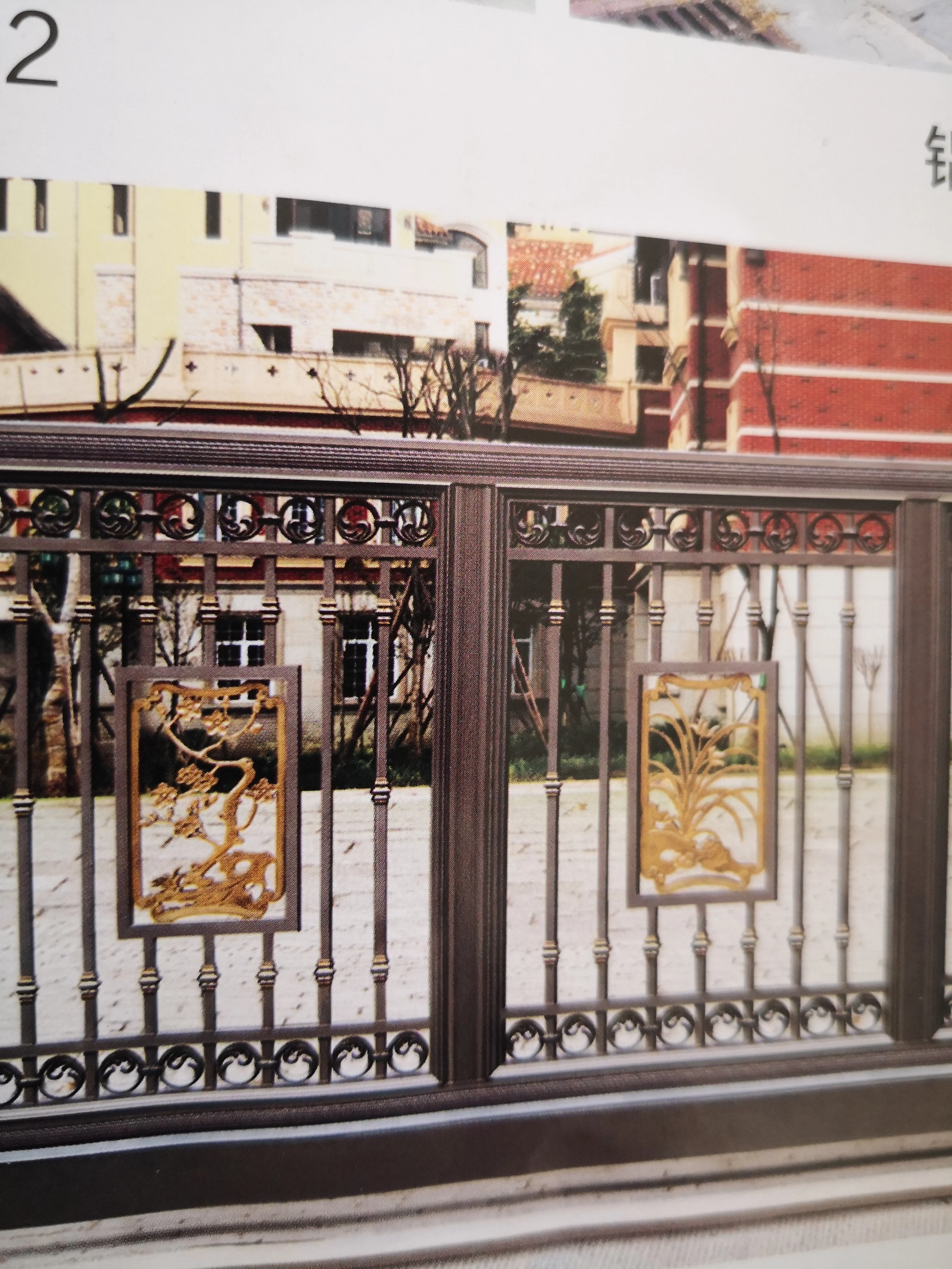 

Shanghai Hench custom USA Australia home use decorative aluminium victorian wrought iron gates