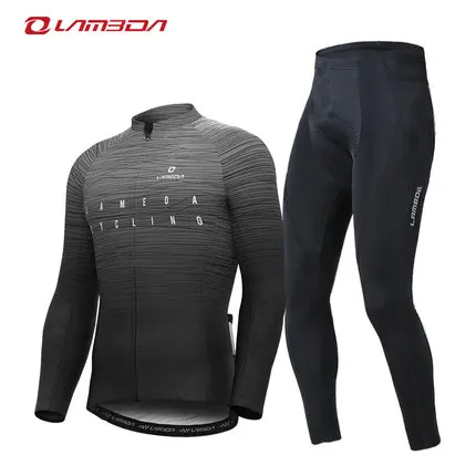 Set 4 LAMEDA Summer Anti-sweat Cycling Jersey Men Mtb Shirt Quick Dry Breathable Bike Clothes Short Short Sleeve Clothing - Цвет: Set 4