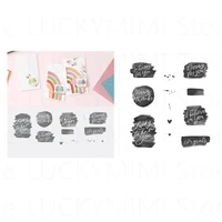 word pattern metal cutting dies and clear stamps for diy scrapbooking decoration craft greeting card embossing stencil 2022 new