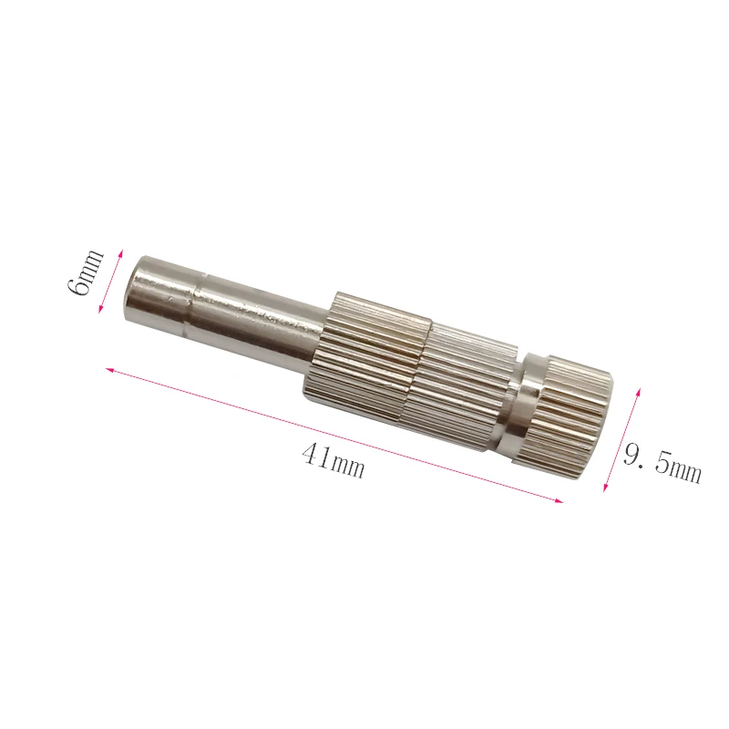 

Low Pressure Misting Quick-connecting Nozzle 0.1-0.6mm Fogging Spray Sprinkler Garden Cooling Sprayer with Filter