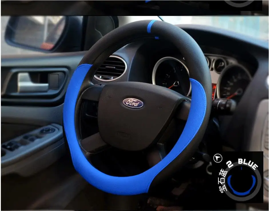 Чехол на руль автомобиля из микрофибры 38 см|steering wheel cover|steering-wheel coverswheel cover |