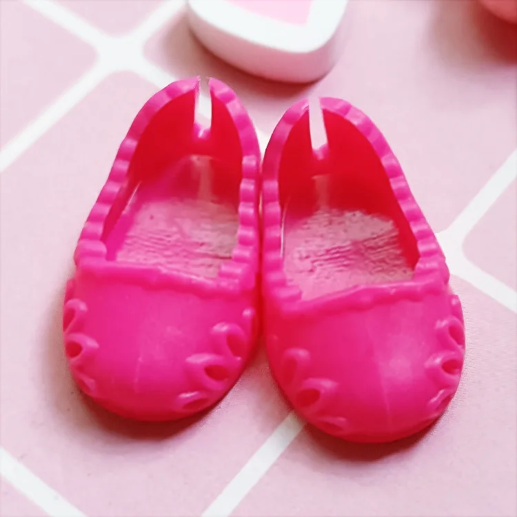 

New 4 Pairs High Quality 4 Color Shoes for 16cm BJD Dolls Stand Other Accessories General-Purpose for 1/12 Doll Body PVC Shoes