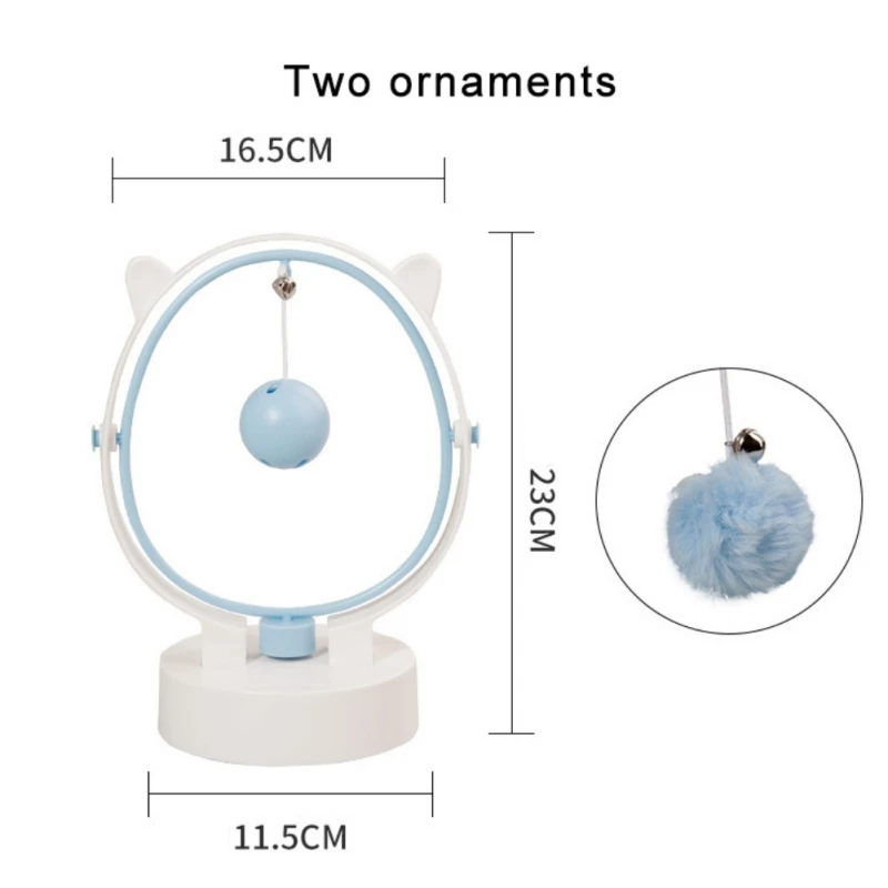 

Cat Interactive Toys Cat Self-Adhesive Rotated Training Toy Pet Playing Ball Pet Supplies Products Toy for Cats Kitten Kitty