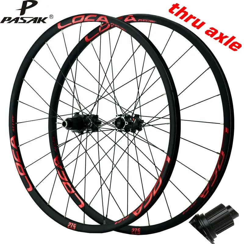12speed wheel micro spline(MS) bicycle wheels mtb bike whees 26/27.5/29&quot700c 24H drag 4 bearing hub thru axle 12/15mm disc brake | Спорт и