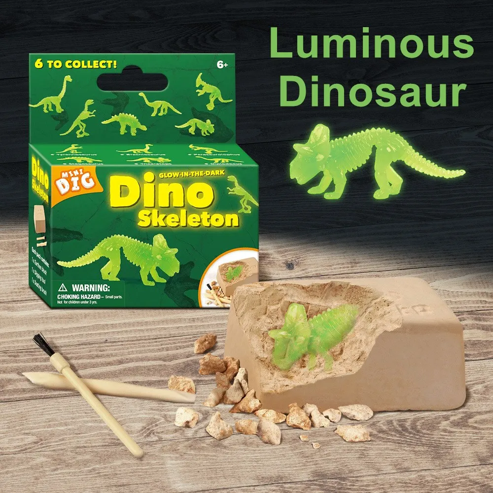Светящийся каркас динозавра игрушки для детей Обучающие модель динозавра|Юный