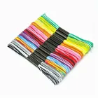 Набор хлопковых нитей для вышивки, 12 шт., нитки для вышивки крестом, разные цвета, ручная работа, шитье, моток пряжи, набор для самостоятельной вышивки крестом, подарок 2020