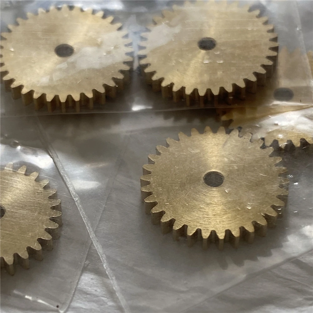 2PCS 0.5M 26/30/32/40/44 Teeth Thickness 2mm Copper Small Gear HOLE 1.98 2.02 3.98 4.02 4.98 5.02 mm Hole Diameter | Обустройство