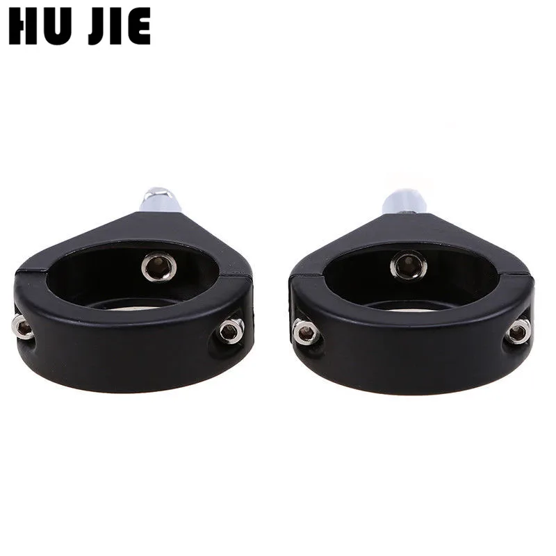 Вилочные зажимы для мотоцикла черное крепление указателя поворота подходит Honda