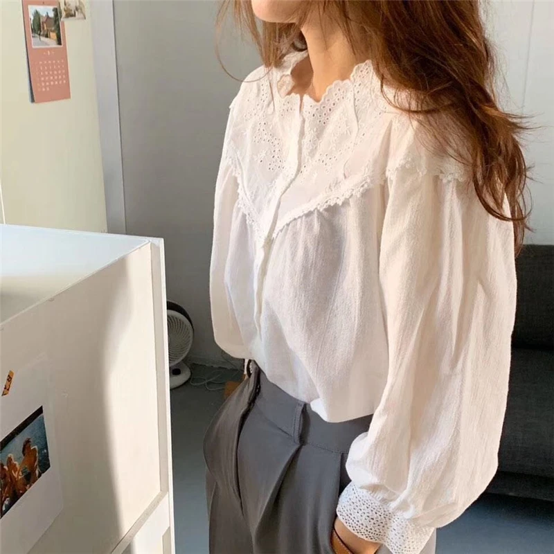 Новинка 2020 года Лидер продаж летняя рубашка для женщин с оборками милый теплый