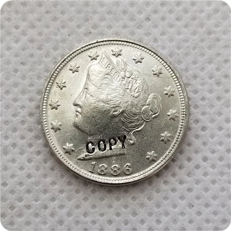 Копия реплики 1886 Liberty Head V Nickel |