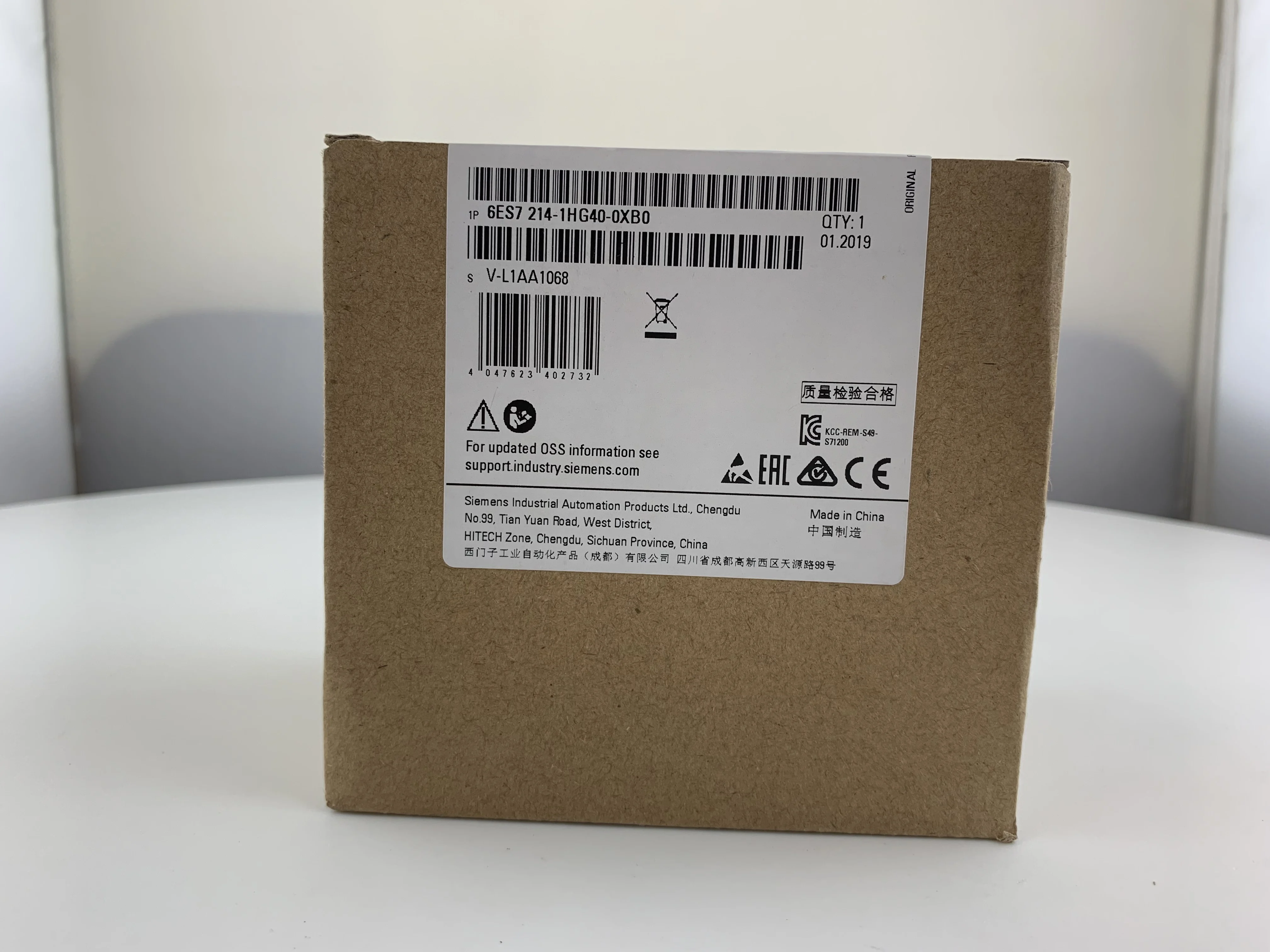 6ES7214-1HG40-0XB0(6ES7 214-1HG40-0XB0) SIMATIC S7-1200, cpu 1214C, компактный cpu, DC/реле, встроенный вход/выход: 14 DI 24 V, есть