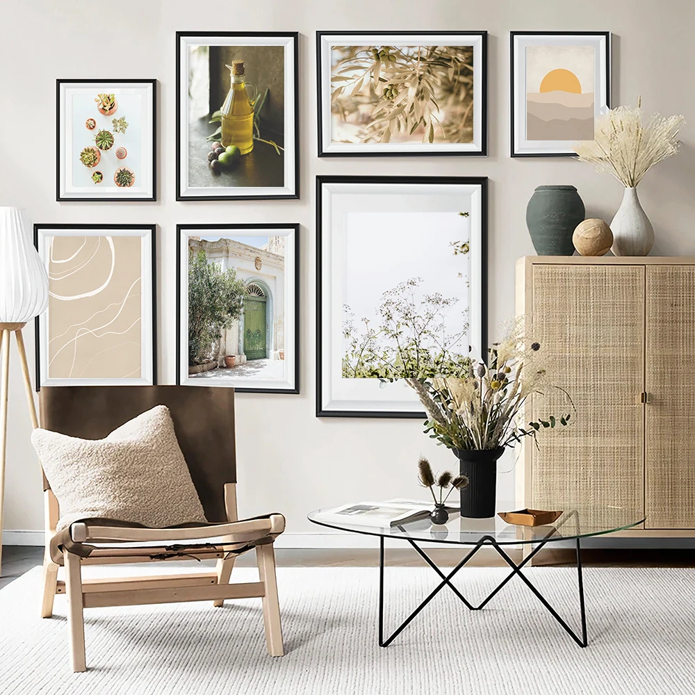 Живопись на холсте с изображением итальянского города и римского пейзажа