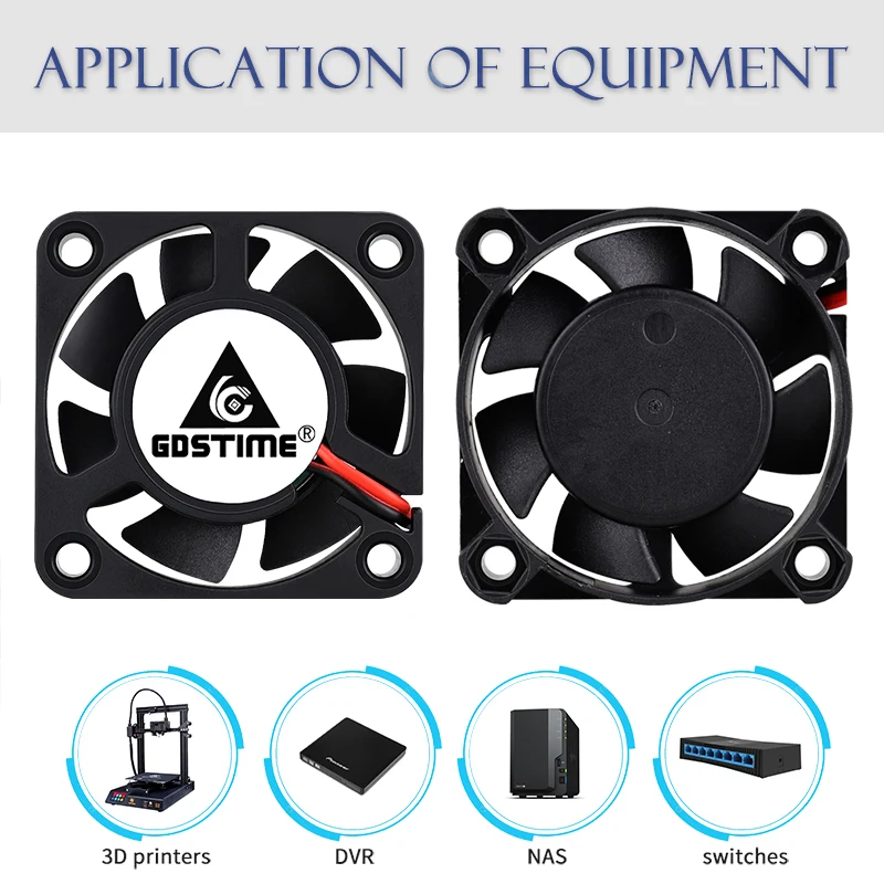 Gdstime-ventilador de refrigeração para caixa de computador,