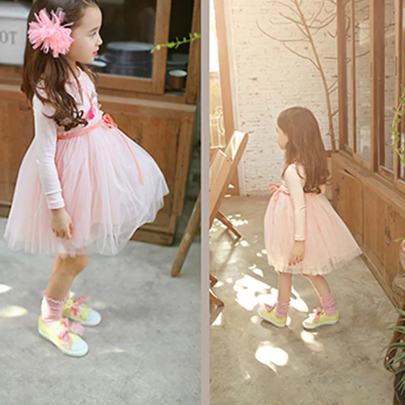 Осенние детские платья для девочек детская одежда праздничное платье принцессы