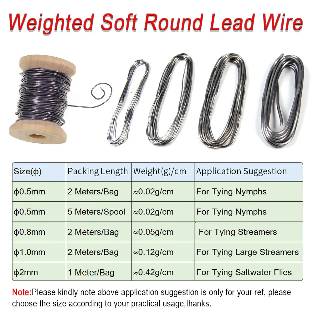 Верх 0 5 мм ~ 2 утяжеленная мягкая круглая проволока для поводка материал вязания
