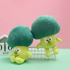 Новая серия овощей, брокколи, курица, барабанная палочка, морковка, мягкая плюшевая кукла, игрушка, украшение для дома, детский подарок на день рождения