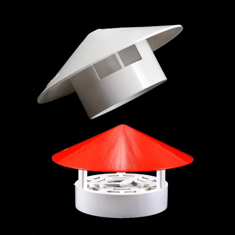 Решетка вентиляционного отверстия из ПВХ на крышу 75 мм 110 160 круглая