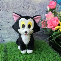 new game cartoon figaro cat plush stuffed toy animal black cat doll 18cm