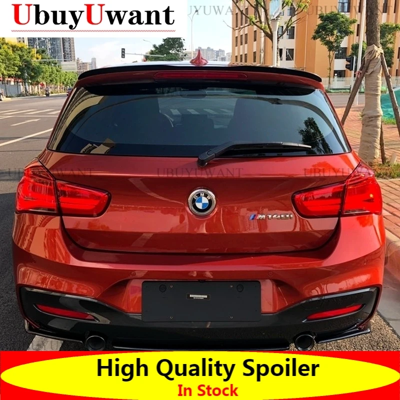 

Rear Roof Lip Spoiler For 2018-2020 BMW 1 Series F20 F21 Hatchback Spoiler 120i 118i M135i 116i ABS Car Tail Wing Side Spoiler