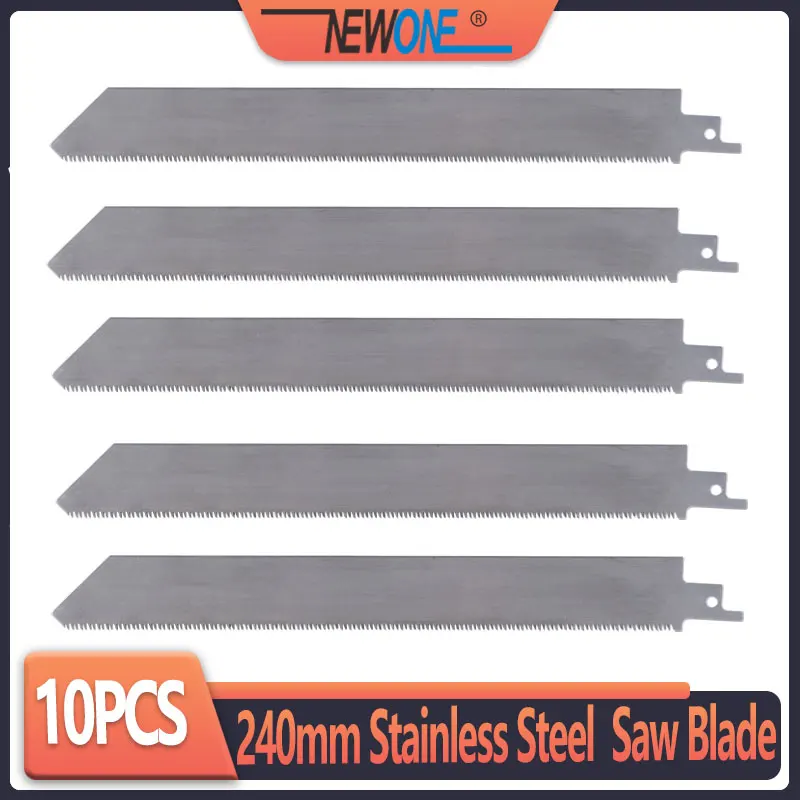 

Stainless Steel Thin Saw Blades 240mm Multi Cutting For Plastic, Bamboo, Cardboard on Reciprocating Saw Power Tools Accessories