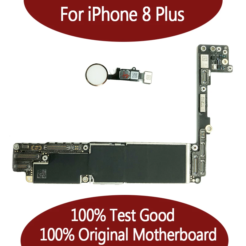 100% оригинальная разблокированная материнская плата для iPhone 8 Plus 5 дюйма с/без Touch ID