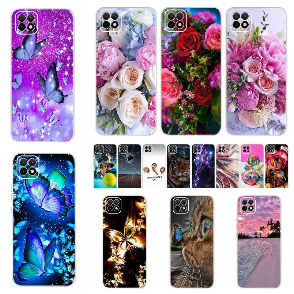 Прозрачный мягкий чехол-бабочка для Huawei Enjoy 20 SE Enjoy20