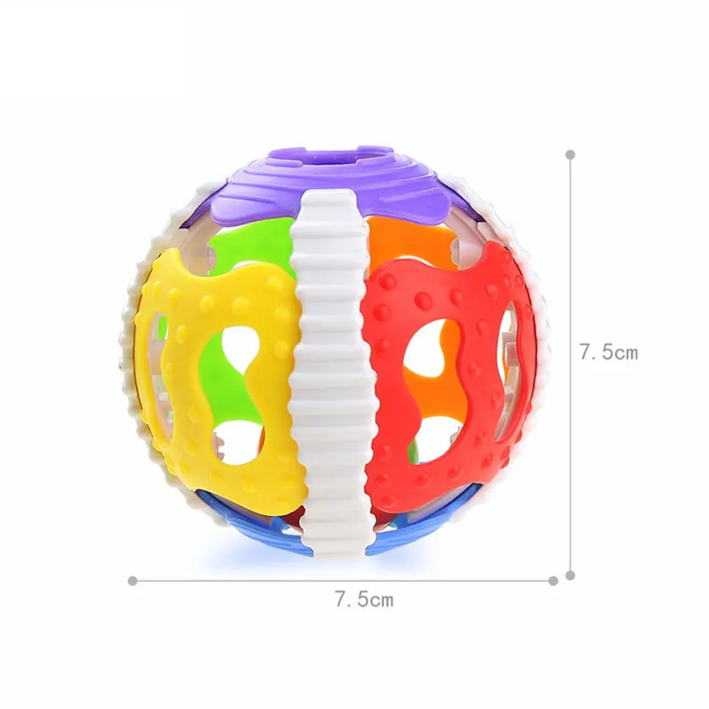

Baby Toy Fun Jingle Ball Soft Rubber 0-1Y Baby Rattles Little Loud Bell Ball Grasping Puzzle Toys