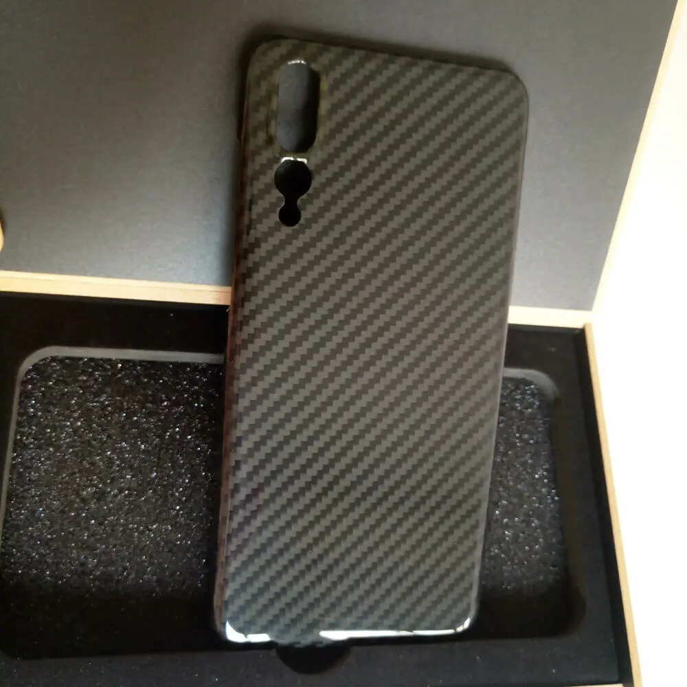 P20 Pro Glossy Black Новое саржевое волокно чехол для телефона чехол для huawei P20 Pro P30 Pro - Цвет: P20 Pro Glossy Black