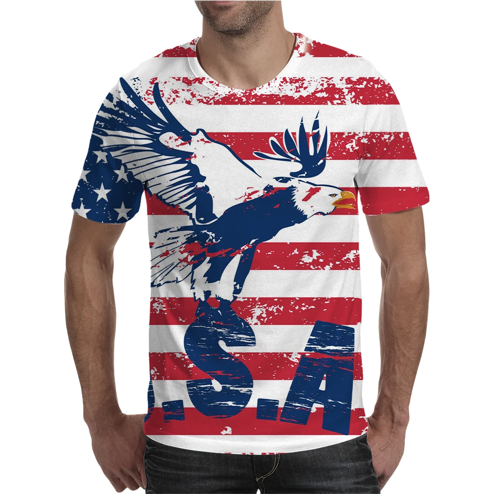 

Soaring Eagle 3D Printing Men's and Women'sT-shirt Soft Material Shirt Casual Loose t-shirt sports Men Streetwear Phoenix