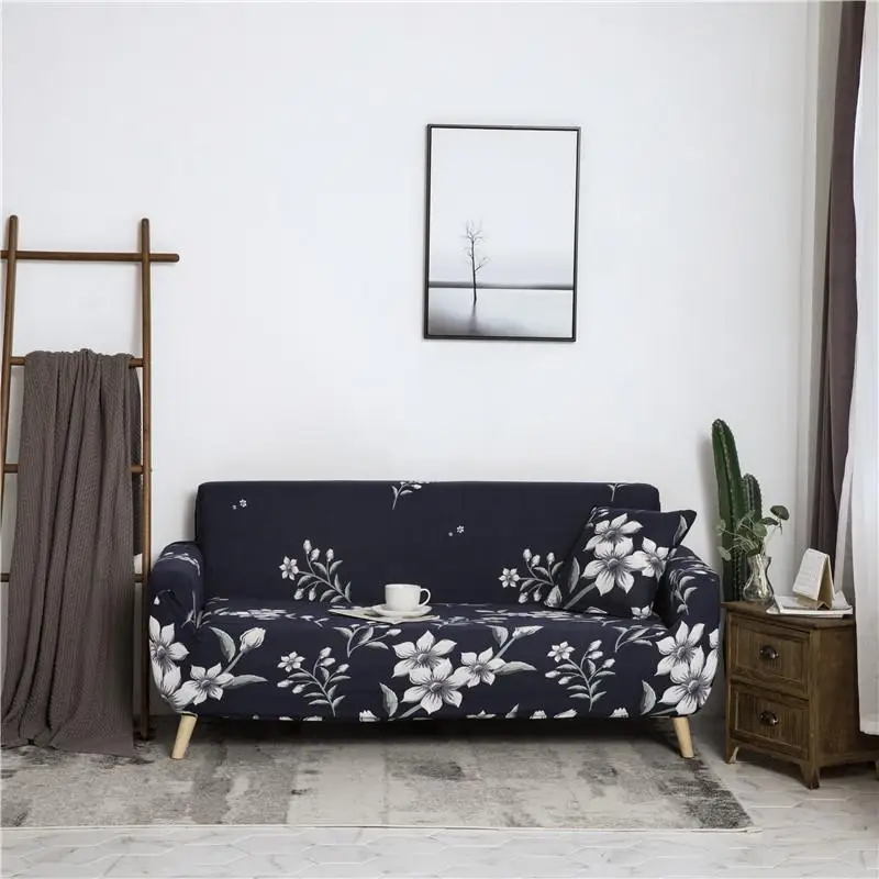 Чехол Эластичный для дивана чехол из полиэстера и спандекса мягкий на 4/3/2/1 места