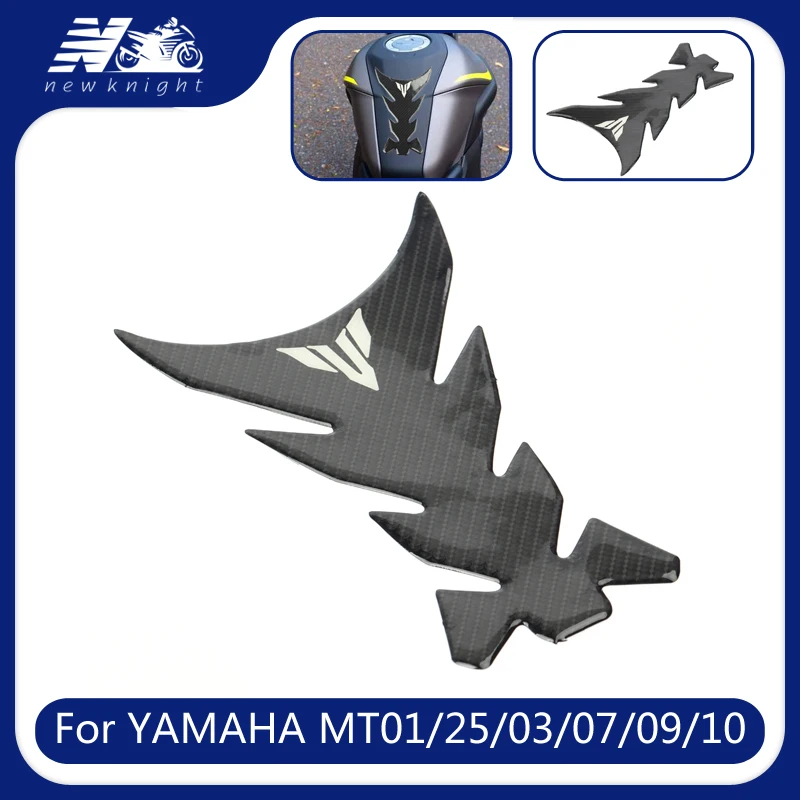 

Новая мотоциклетная гоночная 3D наклейка из углеродного волокна для аквариума и рыбьей кости украшение Защитная Наклейка для Yamaha MT01 MT25 MT03 MT07...