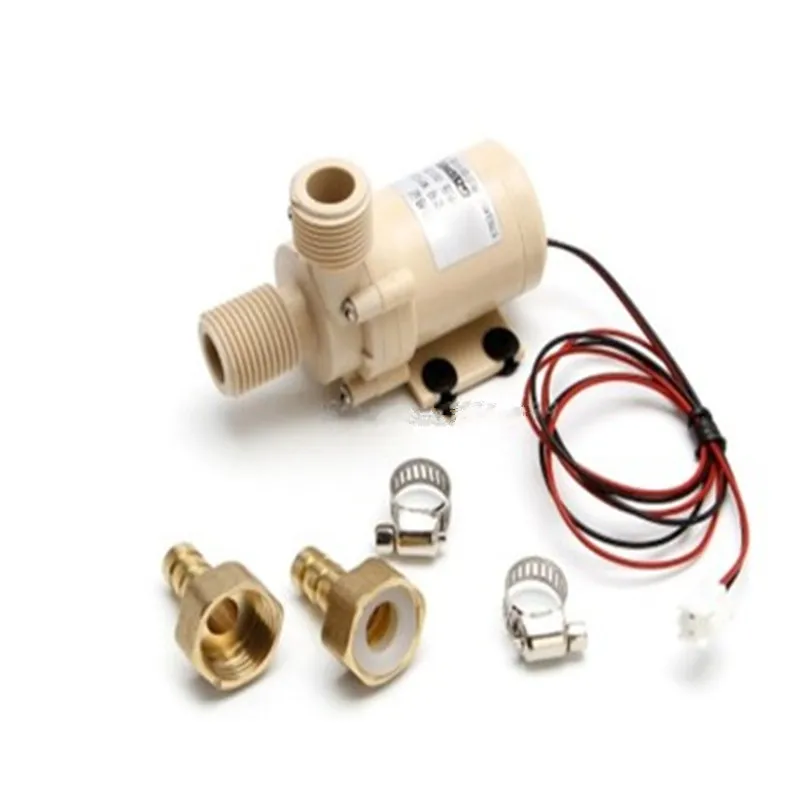 Солнечный водяной насос 12 В DC горячей воды 3 м Циркуляционный помпа бесщеточный