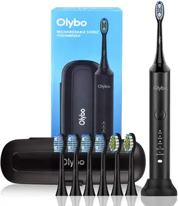 Olybo Professional Sonic Electric Toothbrush 5 Modes Clean Whiten Protect Gingival Rechargeable Waterproof Birthday Best Gift