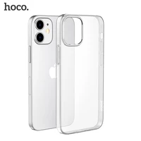 hoco clear soft tpu case for iphone 13 12 13 pro max transparent protective cover ultra thin protection for iphone 13 12 mini