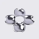 Новая хромированная Автомобильная дверная ручка, чаша, Накладка для TOYOTA HILUX  VIGO SR5 MK6 PICKUP 2005-2014, Бесплатная Прямая поставка