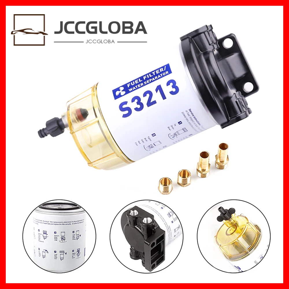 S3213 Топливный Сепаратор для воды фильтр в сборе совместимый с подвесным мотором