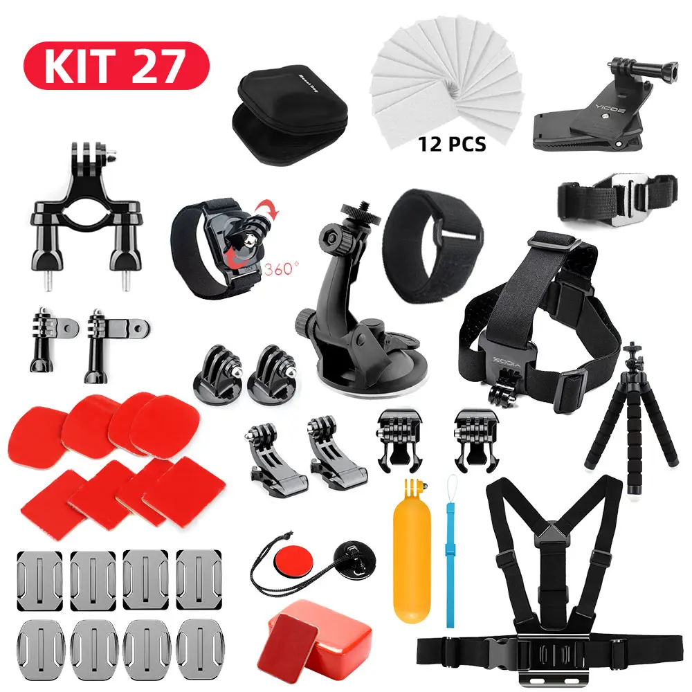 Набор аксессуаров MountDog для Go pro мини штатив плавучий поплавок монопод Gopro Hero 7 6 5 4