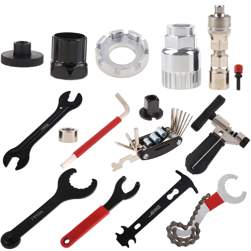 

Набор инструментов для ремонта велосипеда, совместимый набор инструментов для ухода за горным/дорожным велосипедом