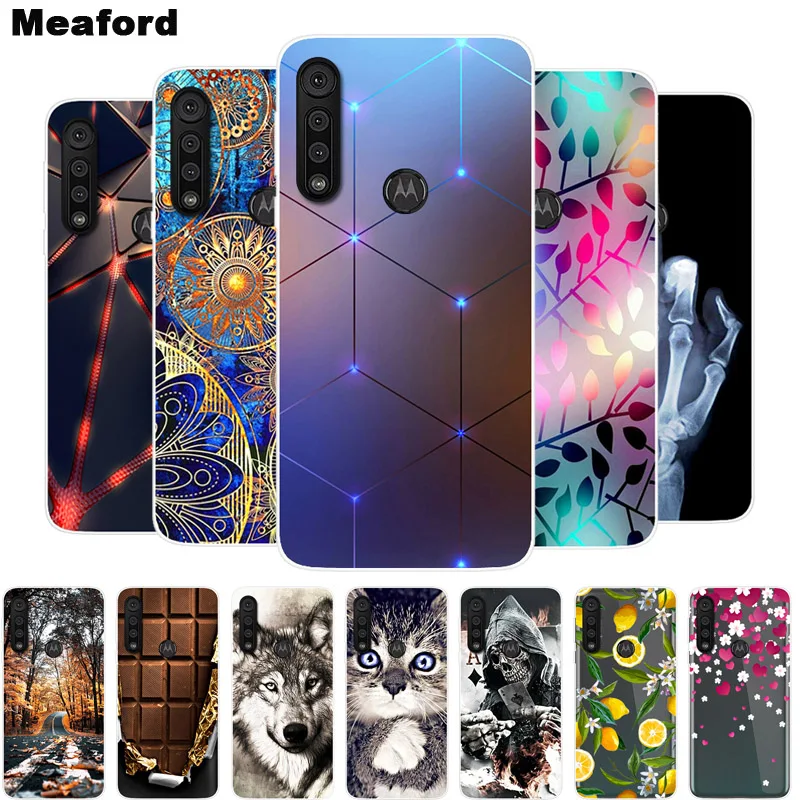 Чехол для Motorola Moto G8 Play Мягкая силиконовая задняя крышка Plus чехол телефона MOTO One Macro