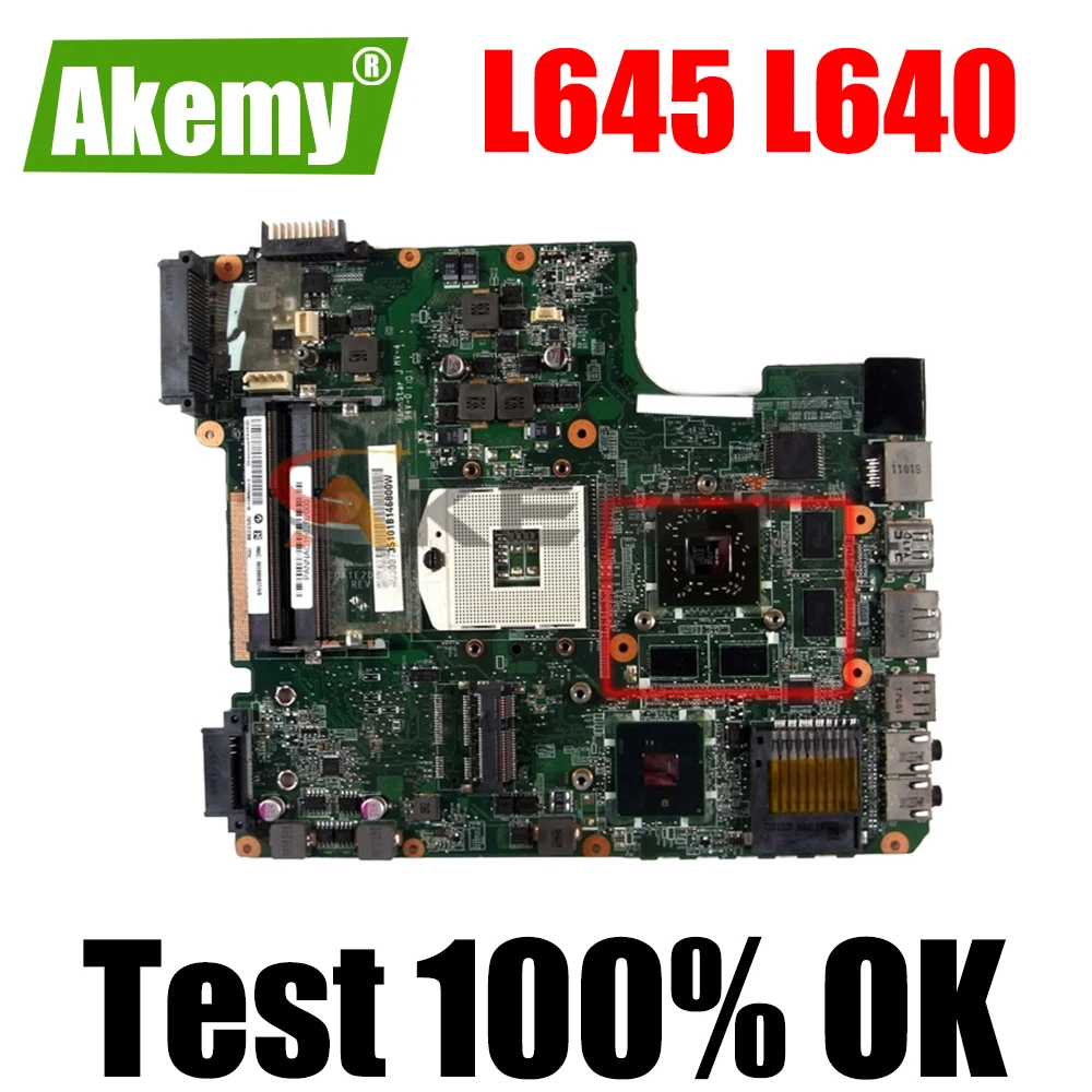 

Материнская плата AKEMY DATE2DMB8F0 A000073510 для ноутбука toshiba satellite L645 L640 HM55 DDR3