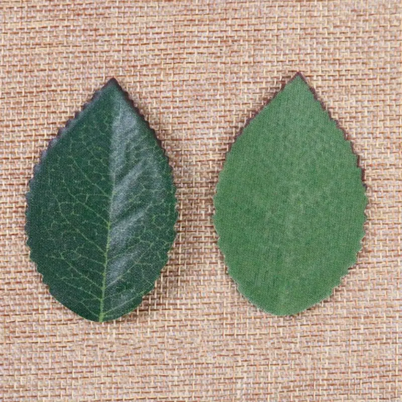 100 шт. Зеленые искусственные листья цветы Имитация шелковые для букет гирлянда