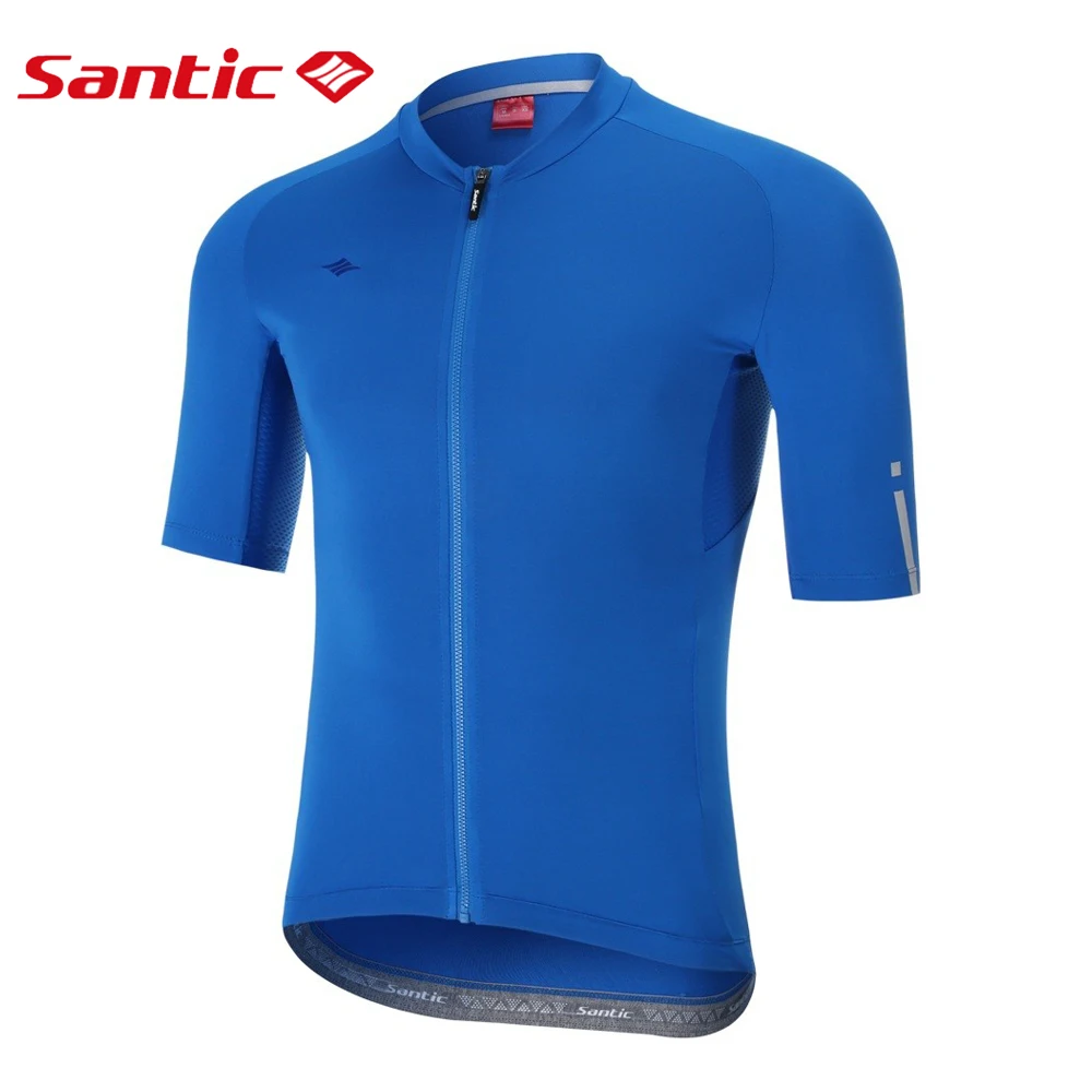 Camisa de Ciclismo Camisa de Corrida da Motocicleta Homem Manga Curta Verão Maillot Ciclismo Respirável Secagem Rápida Mountain Bike Jérsei Azul