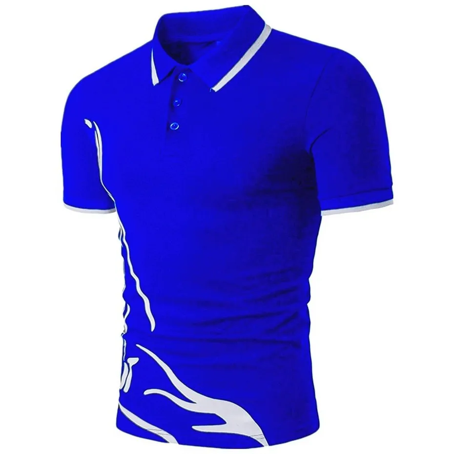

ZOGAA Men 2019 Summer Fashion Camisa Polo Shirts High Quality Short Sleeve Mens Polo Shirt Brands Breathable Brand Tee Tops